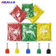 1000Pcs Wire Ferrule End Double-Wire Tube-Type Insulated Crimp terminal Wire Connectors TE0508 7508 1008 1508 2510 4012