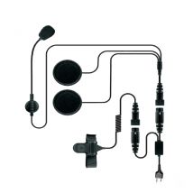 Motorradhelm Headset MIC Finger PTT Ohrhörer für Midland Radio LXT/GXT550