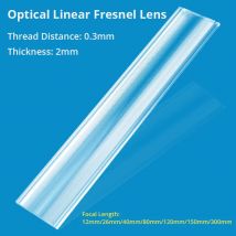 Optische Linear-Fresnel-Linse in Verschiedenen Größen PMMA Brennweite Projektor Ebene Vergrößerungslinse Solarenergie-Konzentrator