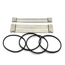 2pcs Guitar Fret Repairing Tool Stainless Steel Fretboard Guard Protector Fretwire File Sanding Cleaning Polish Luthier Tool