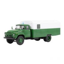 Diecast 1:43 Scale Soviet Union ZIL-130G-AZ Special Truck MDTR037 Escort Truck Static Alloy Car Model Adult Collection Ornaments