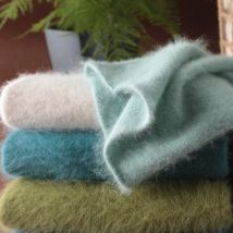 100% reine Nerz Pullover Frauen Kurze Winter Neue Kaschmir Pullover Große Größe Stricken Pullover Dicken Hohen Kragen Top Weibliches Hemd 2021