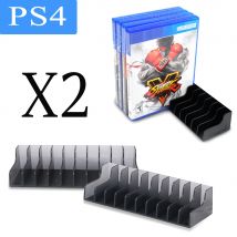 2 Stücke Für PS4 PRO Slim Konsole Spielkarte Disk Box Lagerung Ständer Halter Zubehör Für Play Station 4 CD Disks Kartenhalter