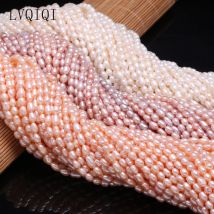 Echte Natürliche Süßwasser Perle Reis Perlen Hohe Qualität Punch Lose Perlen Perlen Für DIY Elegante Halskette Armband Schmuck Machen