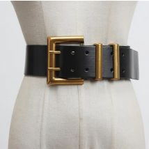 Frauen Mode Vintage Echtem Leder Cummerbunds Weibliche Kleid Korsetts Bund Gürtel Dekoration Breiten Gürtel R3095