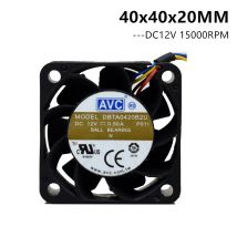 AVC 4020 40 x 40 x 20 mm 40 mm Serverlüfter 15000 U/min DBTA0420B2U DC 12 V 0,5 A 4PIN PWM