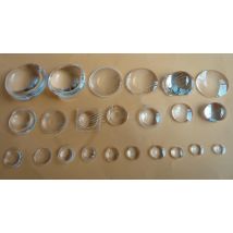 Pmma bikonvexe Linse Durchmesser 7 ~ 29mm doppelt konvexe optische Linse, Hochleistungs-LED-Linse