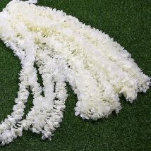 1M/2M Mit Künstliche Orchidee Blumen Rattan String Reben Grün Blätter Für Home Hochzeit Garten Dekoration Hängen girlande Wand