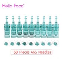 50 Pcs Dr Pen Ultima A6S Cartridges Microneedling Pen Needles Derma Pen Bayonet Replacement Tip 11 16 36 42 Nano Microneedle
