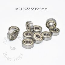 MR155ZZ 10 Stück 5*15*5(mm) Miniaturlager Chromstahl Metall versiegelt