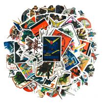 10/30/50PCS Japanese Robot Stickers For Waterproof Decal Laptop Motorcycle Luggage Snowboard Fridge Phone Car Sticker