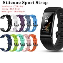 Correa de silicona suave para pulsera inteligente, accesorios para Huawei Band 4 Pro, 3/3