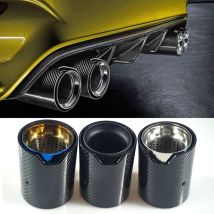 1 stück 67MM Carbon Faser Auto Exhaut spitze Auspuffrohr Für BMW 1234 M Leistung M2 F87 M3 F80 m4 F82 F83 M5 F10 M6 F12