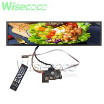 19 Zoll 1920 x 360 Ultra Wide Stretched Bar LCD Werbedisplay Regalkante Arcade-Schrankschirm DV190FBM HDM-I AV SD-Eingang