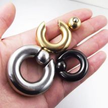 SaYao Große Frühling Ball Edelstahl Captive Hoop Ringe BCR Augenbraue PA Ring Piercing Nase Verschluss Nippel Ringe Körper Schmuck