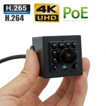 IP 8MP POE 4K HD IMX415 Gebaut-in Mic Netzwerk Dome Kamera Mini Nachtsicht 940nm Unsichtbare IR CUT