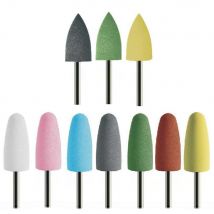 10pcs Dental lab Polishers Teeth Polishing Kit for Denture Acrylic  Flexible Polisher 2.35mm shank diameter