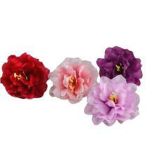 8cm 12Colors 20Pcs Artificial Silk Rose Peony Flower Heads For DIY Handmade Craft Floral Supplies Wedding Wall Home Decoration