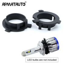 2 stücke LED H7 Lampenfassung Adapter für Hyundai Veloster i30 H7 LED scheinwerfer scheinwerfer H7 basis adapter für KIA K4 K5 Sorento CEED