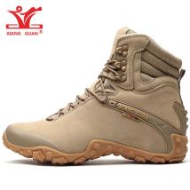 Männer Winter Wandern Stiefel Kuh Leder Für Frauen Outdoor-Trail Non Slip Sport Schnee Schuhe Klettern Berg Jagd Walking Turnschuhe