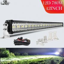 CO LIGHT-Barra de luz LED 12D para trabajo todoterreno, Combo de haz para camiones, SUV, ATV, 12V, 24V, 390W, 585W, 780W, 936W, 4x4