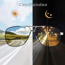 2023 Top Marke Vintage Quadrat Photochrome Sonnenbrille Männer Polarisierte Frauen Anti-Glare Fahrer Sonnenbrille Für Männer Oculos de sol