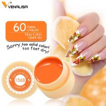 Venalisa 5ml Żel do malowania 60 kolorów do wyboru Żel UV Soak Off Nail Art Design Pigmentowane żele polskie Emalia Długotrwała