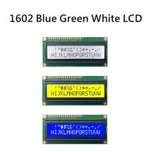 Modulo LCD1602 1602 Schermo blu/verde IIC/I2C Modulo display LCD a 16x2 caratteri.1602 Schermo verde 5 V e codice bianco