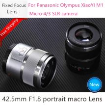 Neue 42,5mm F1.8 feste linse Für XiaoYI M1 für Panasonic GF6 GF7 GF8 GF9 GF10 GX85 G85 Für Olympus