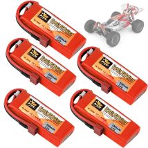 Original Wltoys 144001   Auto 2s 7,4 V 3300mAh Lipo-Akku T-Stecker für Wltoys 1/14 144001   RC Auto Boot Lipo Batterie 1-5PCS