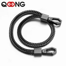 41 cm Lange Metall Brieftasche Gürtel Kette Rock Punk Hosen Hipster Hose Jean Schlüsselbund Schwarz Ring Clip Schlüsselring männer hip Hop Schmuck
