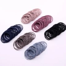 50 pz/100 pz/borsa 5 CM Accessori Per Capelli Donne Elastici Scrunchies Fasce Elastiche Per Capelli Ragazze Coda di Cavallo Titolare Cravatte Gomma per Capelli