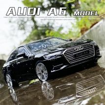 1:32 AUDI A6 Simulation Auto Modell Diecast Spielzeug Auto 6Doors-Opened Sounds & Lichter Hobbys Für Sammlung kinder Geburtstag Geschenke