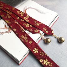 Die Chinesischen Stil Band Stickerei Zubehör Unisex Abwischen Stirn Fransen Haar Seil Haar Schmuck Gedruckt Stirnband Band