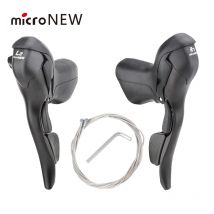 MicroNEW Bici Da Strada Cambio Bicicletta 2*10 Velocità Per 22.2-23.8mm Manubrio 7/8/9 Velocità Doppio Controllo Leve