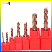 1 stücke HRC58 4mm 6mm 8mm Hartmetall Schruppen Endmill Fräser 4 Flöten Drehmaschine Ende Mühle Cutter werkzeug für Stahl Aluminium Schruppen
