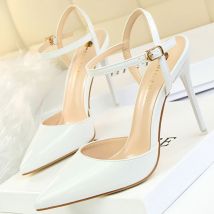 BIGTREE Schuhe Mode Sandalen Frauen 2026 Patent Leder High Heels Frauen Sandalen Sommer Sandalen Mit Hohen Absätzen Spitz Frauen Pumpen