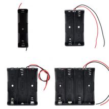 Heißer Verkauf 18650 Power Bank Fällen 1X 2X 3X 4X 18650 Batterie Halter Storage Box Fall 1 2 3 4 slot Batterie Behälter Mit Draht Blei