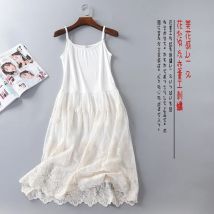 Frauen Sommer Kleider Casual Japanischen Stil Nette Mori Mädchen Mesh Spitze Stitchcing Spaghetti Strap Kleid Modalen Sommerkleid jurk dames