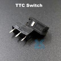 TTC Maus Micro Schalter weiß Taste geeignet für 10M 20M 50M taste Steelseries Kinzu Kana Sensei Maus rad schlüssel Kostenloser versand