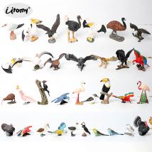 Wilde Vögel Tiere Türkei Ara Eule Adler Strauß Pelikan Figuren Spielzeug Tier Action Figur Lernen Bildung Vögel Geschenke