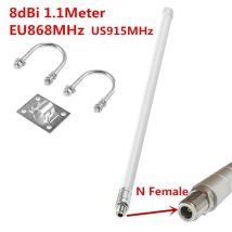 8dbi 110CM EU 868 US915MHz LORA Antenne N Bobcat Helium HNT Miners Fiberglasantenne IOT Wan Modul Outdoor RFID RAK Nebra