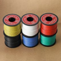 30 m/Rolle Anschlusslitendraht 26 AWG UL3239 Flexibler Silikondraht Gummimisoliertes verzinntes Kupfer 3000 V elektronischer Draht