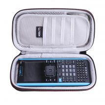 LTGEM Waterproof EVA Hard Case for Texas Instruments TI-Nspire CX II CAS Color Graphing Calculator