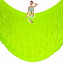 5 Yds Samba Fringe Quaste Weiche Nylon Für Latin Kleid Fransen Spitze Trimmt Dance Macrame Trimmen Langweilig Farbe Doppel Band 20cm-30cm