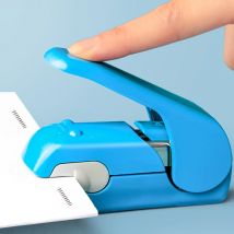 1PC Stapleless Stapler Book Paper Stapling Stapler Mini Portable No Staples School Office Supplies