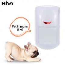 Pet-Immune PIR Motion Detector Wireless 433MHz EV1527 Mini Infrared Motion Sensor for PG-107 103 105 106 Home Alarm System