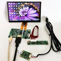 Kapazitiver 7-Zoll-Display-Touch-Modul-Kit 1024 x 600 IPS HDMI LCD-Modul Auto Raspberry Pi 3 5-Punkt kapazitiver Touch-Monitor