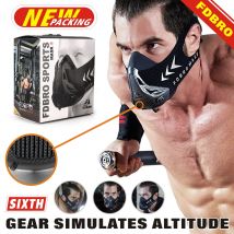 FDBRO allenamento, corsa, resistenza, maschera sportiva sollevamento Fitness, cardiofrequenza, maschera di resistenza per allenamento Fitness maschera sportiva 3.0