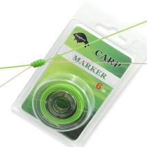 6 m Karpfen-Angelschnur zum Markieren von Hauptschnur, Karpfen-Marker, elastisches Rig-Vorfach, Rigging-Schnur, Karpfen-Material, Tackle